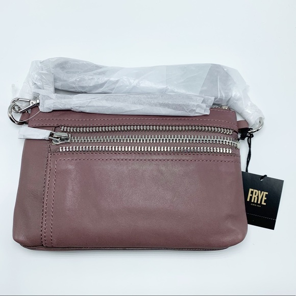 ❗️LAST 1❗️ Frye Convertible Leather Lexi Crossbody Lilac - Picture 2 of 12
